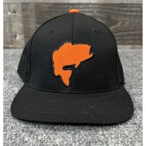 Simms Big Catch Snapback Cap Hat Black
